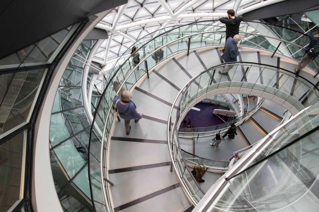 London City Hall staircase